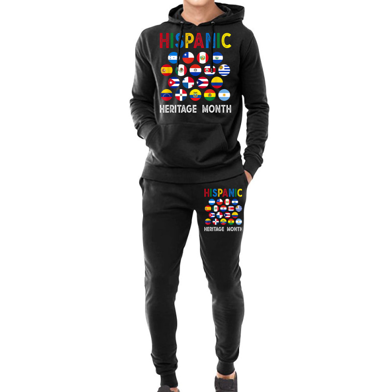 National Hispanic Heritage Month Latin Countries Flags T Shirt Hoodie & Jogger set by cm-arts | Artistshot