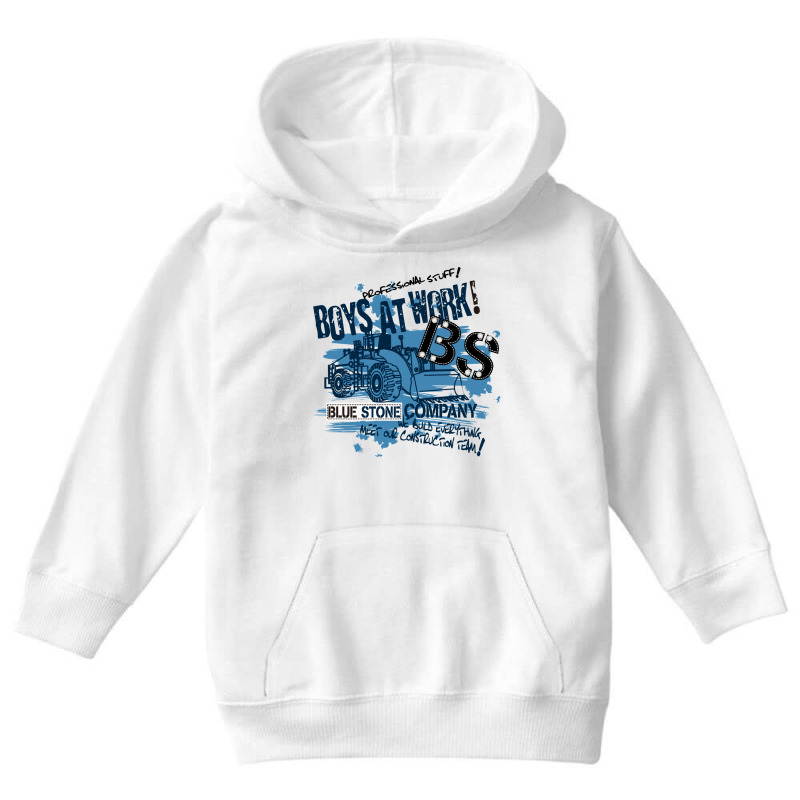 Boys At Work Youth Hoodie by Disgus_Thing | Artistshot