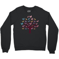 Butterfly Tree Design, Butterfly Tree Beautiful, Butterfly Tree, Beaut Crewneck Sweatshirt | Artistshot