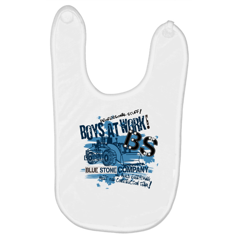 Boys At Work Baby Bibs by Disgus_Thing | Artistshot