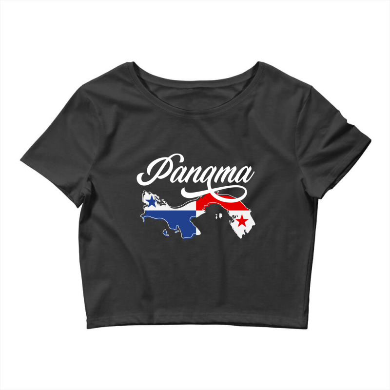 Panama Lover Panamanian Pullover Hoodie Crop Top by cm-arts | Artistshot