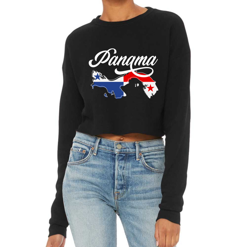 Panama Lover Panamanian Pullover Hoodie Cropped Sweater by cm-arts | Artistshot