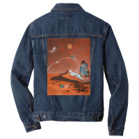 Butterfly World Poster, Butterfly World, Butterfly World Painting, But Men Denim Jacket | Artistshot