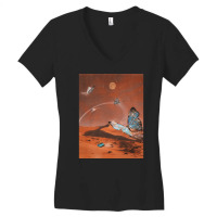 Butterfly World Poster, Butterfly World, Butterfly World Painting, But Women's V-neck T-shirt | Artistshot