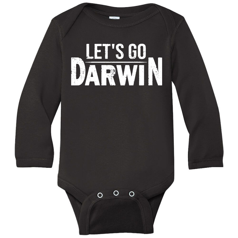 Lets Go Darwin Long Sleeve Baby Bodysuit by Mito Pict | Artistshot