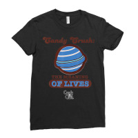 Candy Crush 'the Meaning Of Lives' Ladies Fitted T-shirt | Artistshot