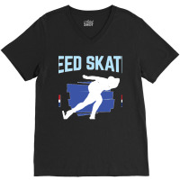 Netherlands Speed Skating Domination V-neck Tee | Artistshot