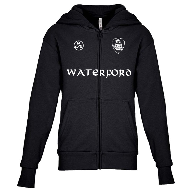 Waterford Ireland County Gaelic Football And Hurling Pullover Hoodie Youth Zipper Hoodie | Artistshot