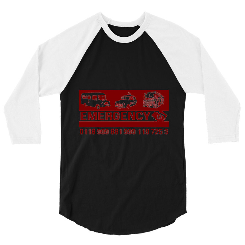 Emergency Number 3/4 Sleeve Shirt | Artistshot