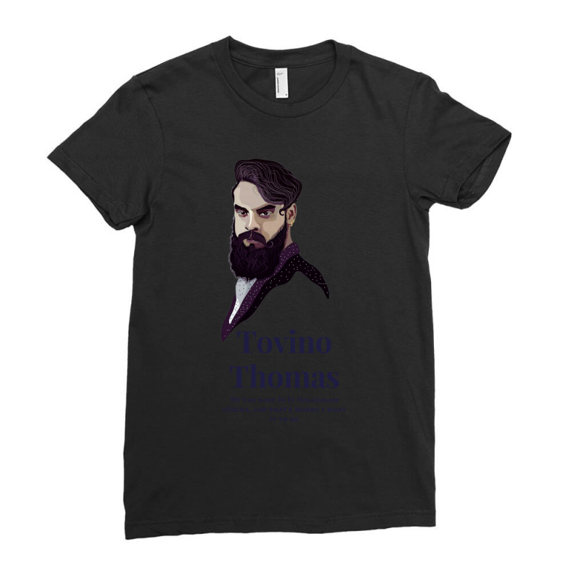 Tovino Thomas    (2) Ladies Fitted T-Shirt by KENNETHPACLING | Artistshot