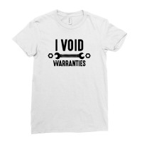 I Void Warranties Mechanic Ladies Fitted T-shirt | Artistshot