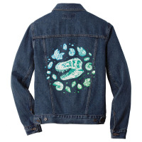 Dinosaur Fossil, Dinosaur Fossil Art, Dinosaur Fossils, Dinosaur Fossi Men Denim Jacket | Artistshot