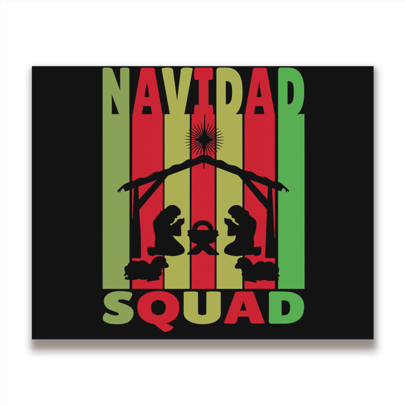 Christian Navidad Squad Christmas Nativity Scene Jesus Joseph Mary 142 Metal Print Horizontal | Artistshot