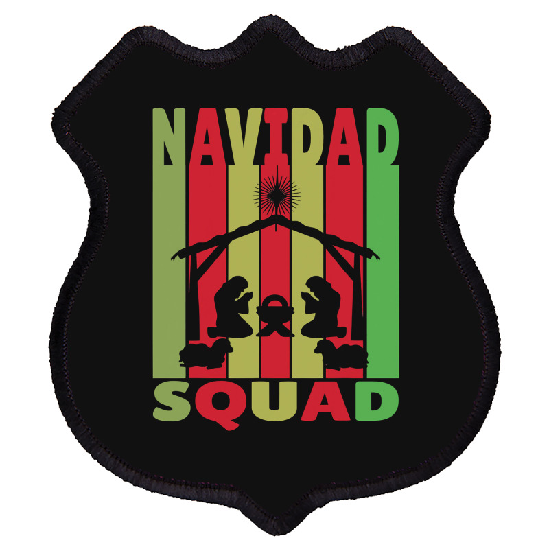 Christian Navidad Squad Christmas Nativity Scene Jesus Joseph Mary 142 Shield Patch | Artistshot