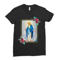 Dogma Of The Ascension Of The Immaculate Conception Of Mary Ladies Fitted T-shirt | Artistshot