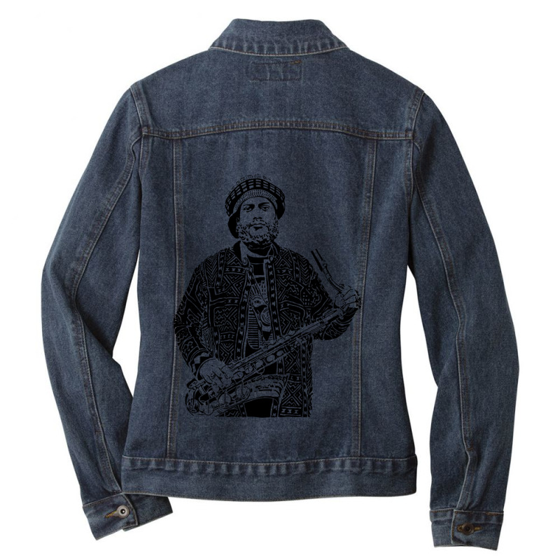 Kamasi Washington Ladies Denim Jacket by JESSICAALLEN | Artistshot