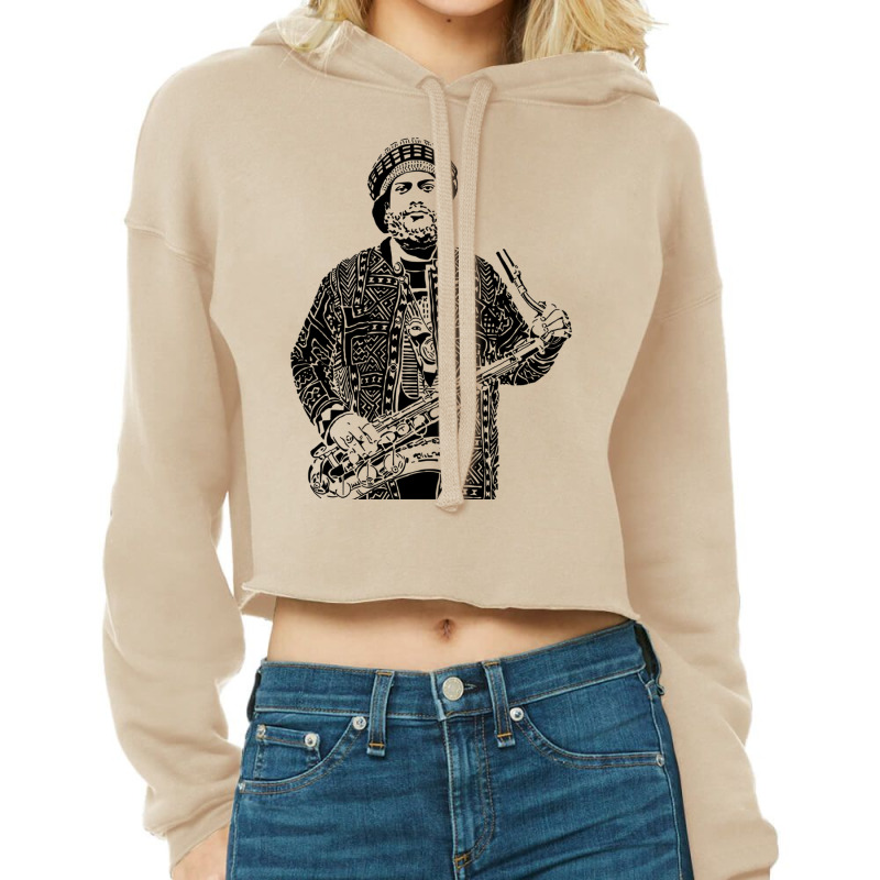 Kamasi Washington Cropped Hoodie by JESSICAALLEN | Artistshot