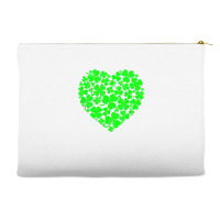 St Patrick's Day Shamrock Heart  St Patricks Day T Shirt Accessory Pouches | Artistshot