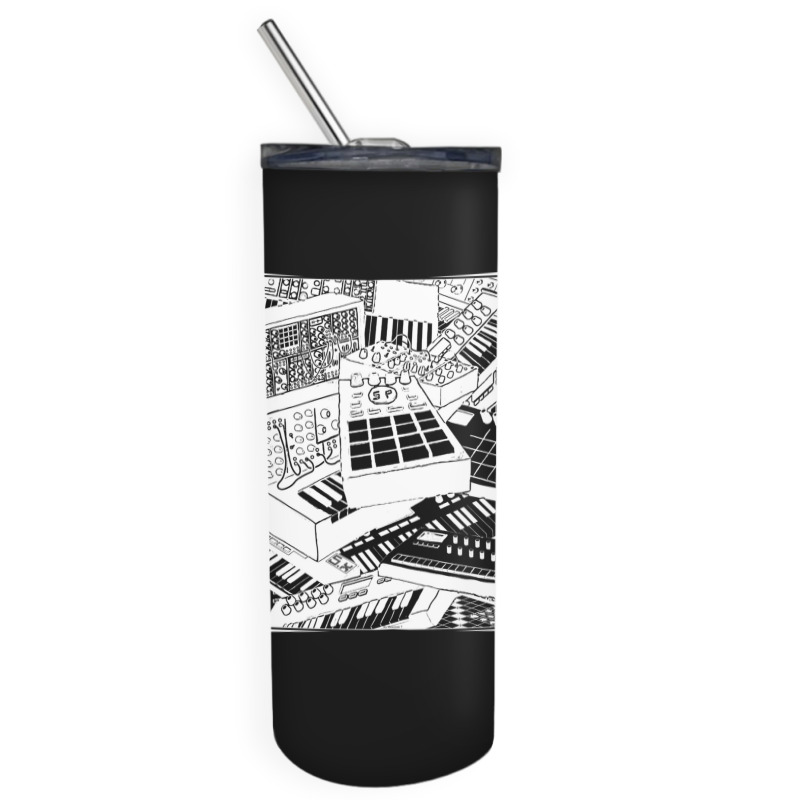 Synthesizer Art For Electronic Musician 1 Skinny Tumbler | Artistshot