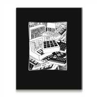 Synthesizer Art For Electronic Musician 1 Metal Print Vertical | Artistshot