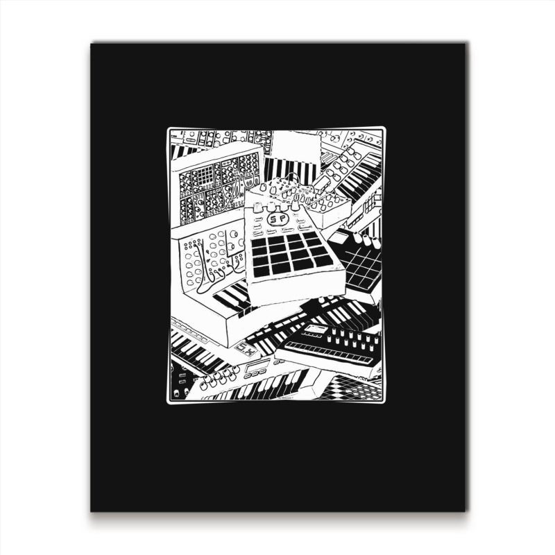 Synthesizer Art For Electronic Musician 1 Metal Print Vertical | Artistshot