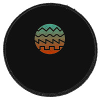 Synthesizer Fan Waveform Round Patch | Artistshot