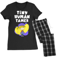 Mademark X Rugrats Womens Tiny Human Tamer Angelica Girl Mom Vneck Women's Pajamas Set | Artistshot