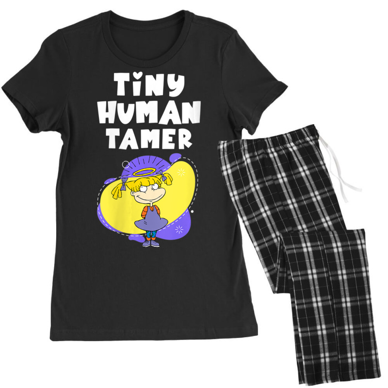 Mademark X Rugrats Womens Tiny Human Tamer Angelica Girl Mom Vneck Women's Pajamas Set by Kandurip541 | Artistshot