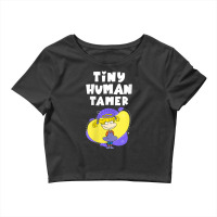 Mademark X Rugrats Womens Tiny Human Tamer Angelica Girl Mom Vneck Crop Top | Artistshot