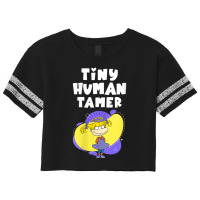 Mademark X Rugrats Womens Tiny Human Tamer Angelica Girl Mom Vneck Scorecard Crop Tee | Artistshot