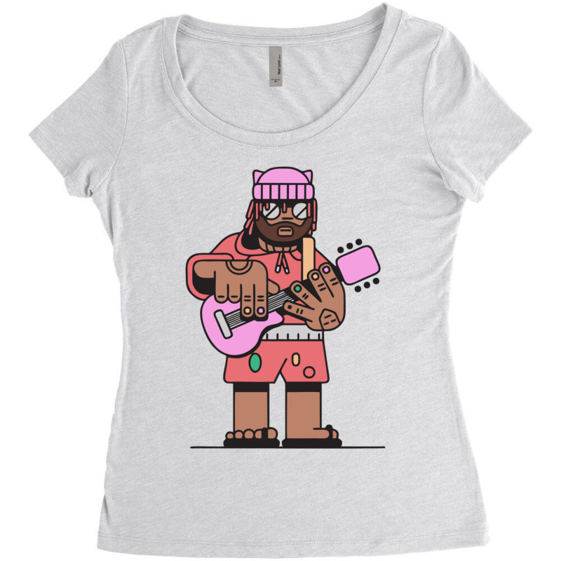 Pink Is Pain Women's Triblend Scoop T-shirt by JESSICAALLEN | Artistshot