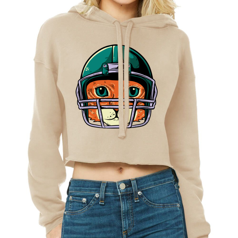 Player Cat Cropped Hoodie by JESSICAALLEN | Artistshot