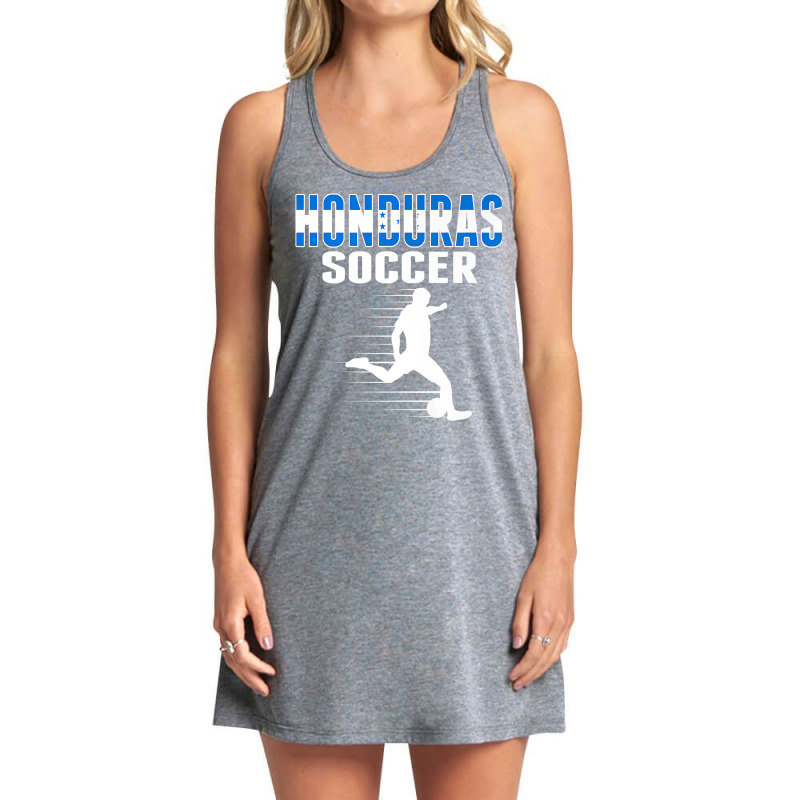 Honduras Soccer Fans Jersey   Honduran Flag Football Lovers Premium T Tank Dress by cm-arts | Artistshot