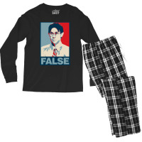 False. Men's Long Sleeve Pajama Set | Artistshot