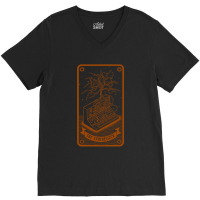 Synthesizer Tarot Card For Electronic Musician V-neck Tee | Artistshot