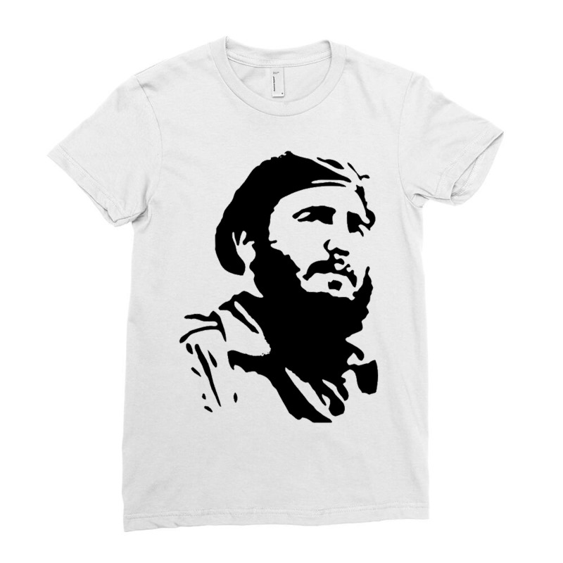 Fidel Castro Cuba Revolution Ladies Fitted T-Shirt by Carrieritt | Artistshot