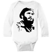 Fidel Castro Cuba Revolution Long Sleeve Baby Bodysuit | Artistshot