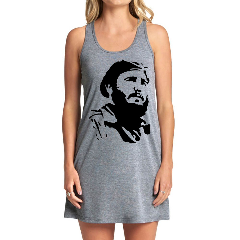 Fidel Castro Cuba Revolution Tank Dress by Carrieritt | Artistshot