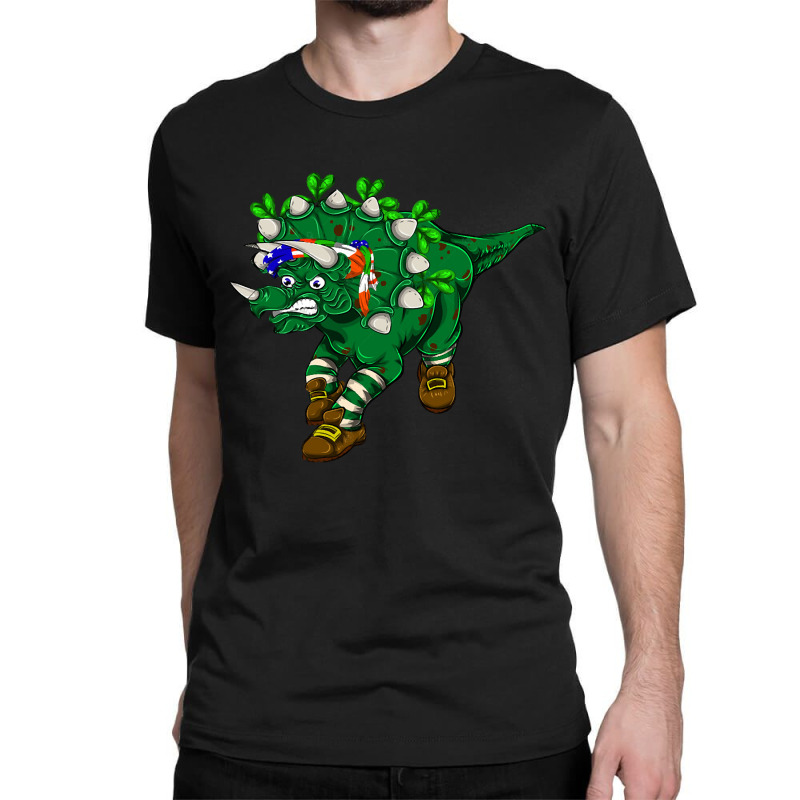 Dinosaur Ireland, St Patricks Day, Cute Dinosaur, Dinosaur Ireland Vin Classic T-shirt | Artistshot