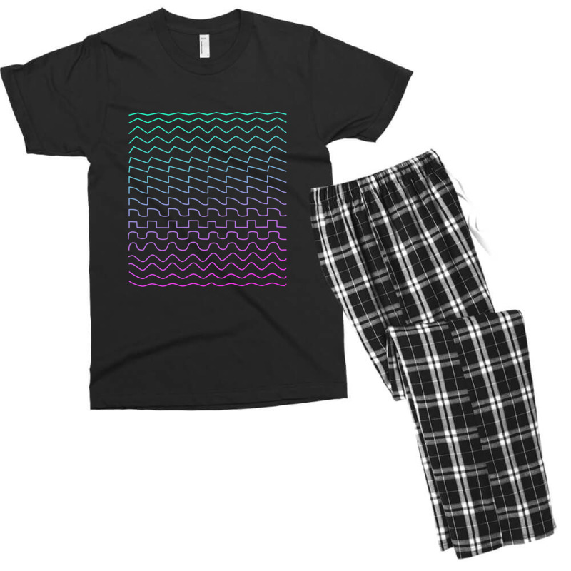 Synthesizer Waveforms Men's T-shirt Pajama Set | Artistshot