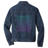 Synthesizer Waveforms Men Denim Jacket | Artistshot