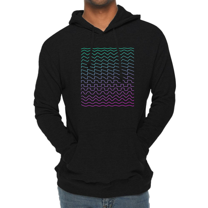 Synthesizer Waveforms Lightweight Hoodie | Artistshot