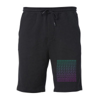 Synthesizer Waveforms Fleece Short | Artistshot