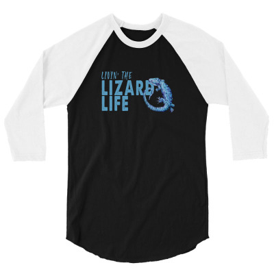 Lizard Life 3/4 Sleeve Shirt Designed By Neset