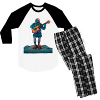 The Coolest Bass Player Merch Men's 3/4 Sleeve Pajama Set | Artistshot