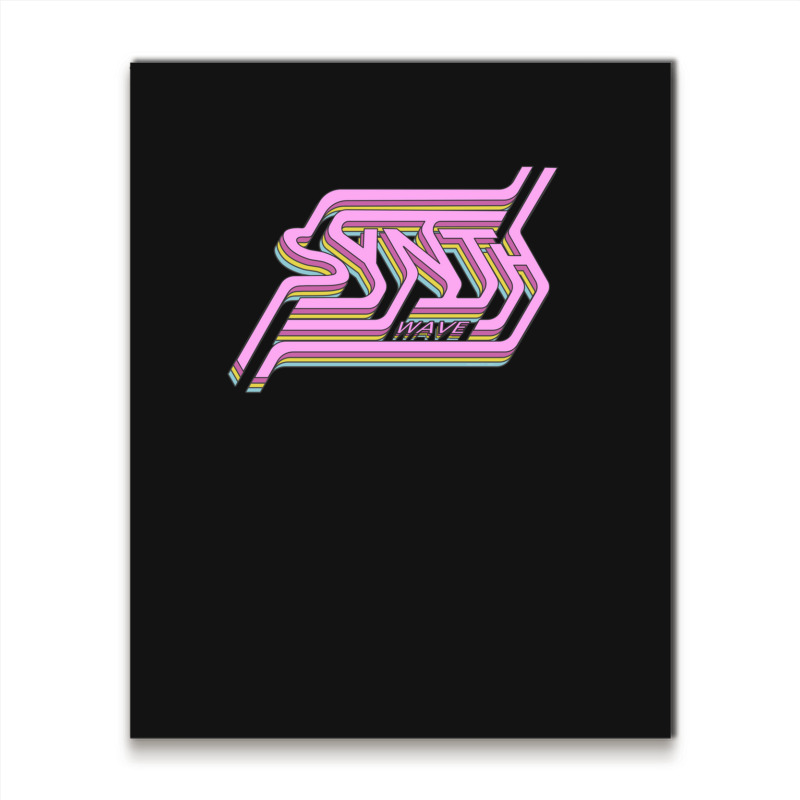 Synthwave For Synthesizer Music Lover Metal Print Vertical | Artistshot