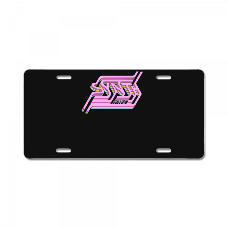 Synthwave For Synthesizer Music Lover License Plate | Artistshot