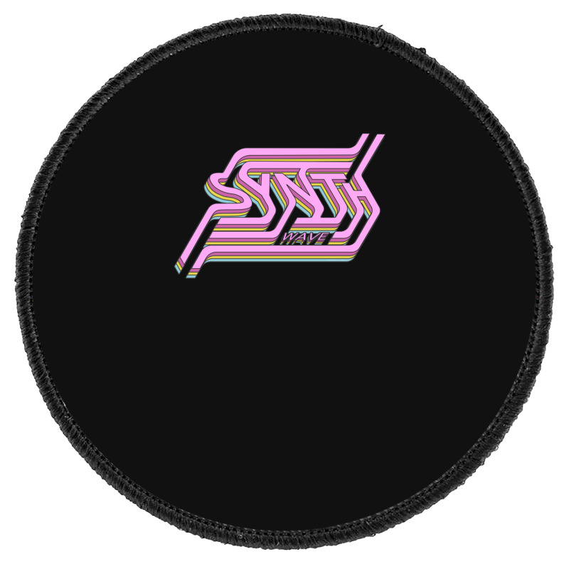 Synthwave For Synthesizer Music Lover Round Patch | Artistshot