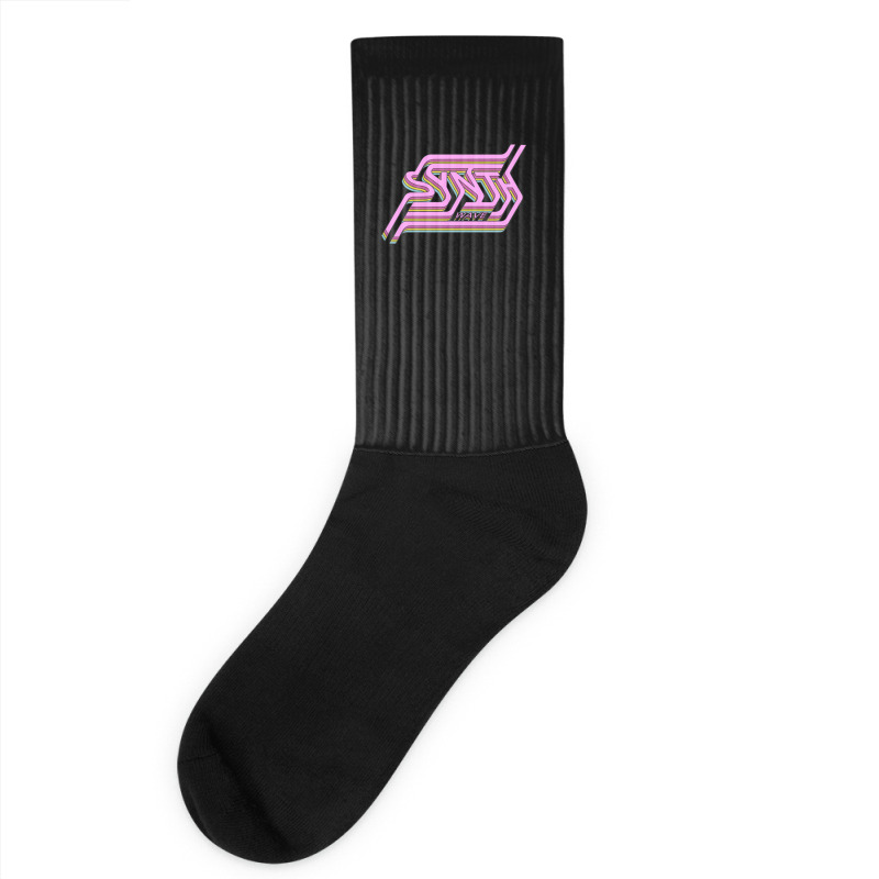 Synthwave For Synthesizer Music Lover Socks | Artistshot