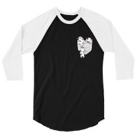 Cow Pocket Milk Cow In A Bag 3/4 Sleeve Shirt | Artistshot